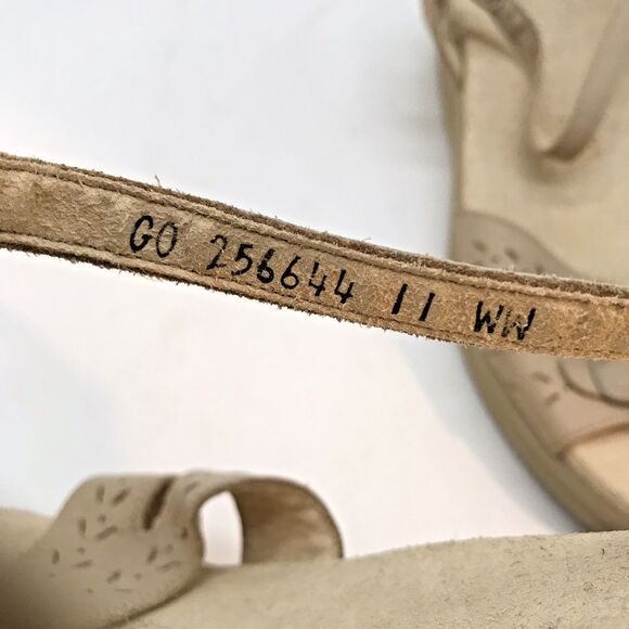 SAS Duo Quarter Strap Leather Sandal Women's 11WW Warm Stone Tripad Comfort Shoe - Picture 10 of 12